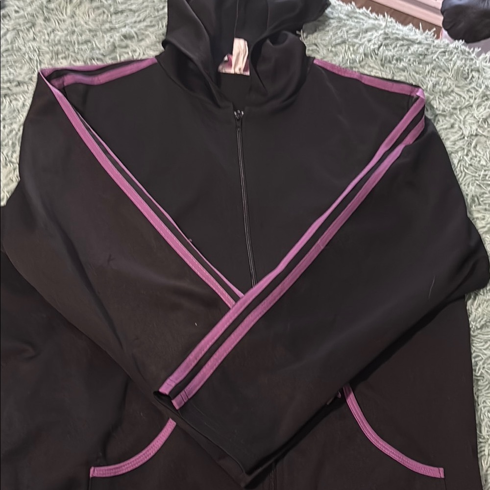 Women's Black and Pink Jacket